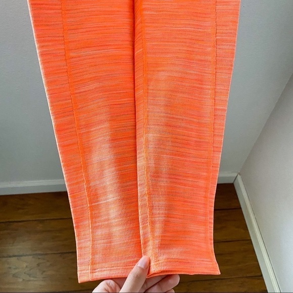 Free People Leggings Roll Out Stripes Athletic Neon Mango Combo XS S NWT - Picture 5 of 13